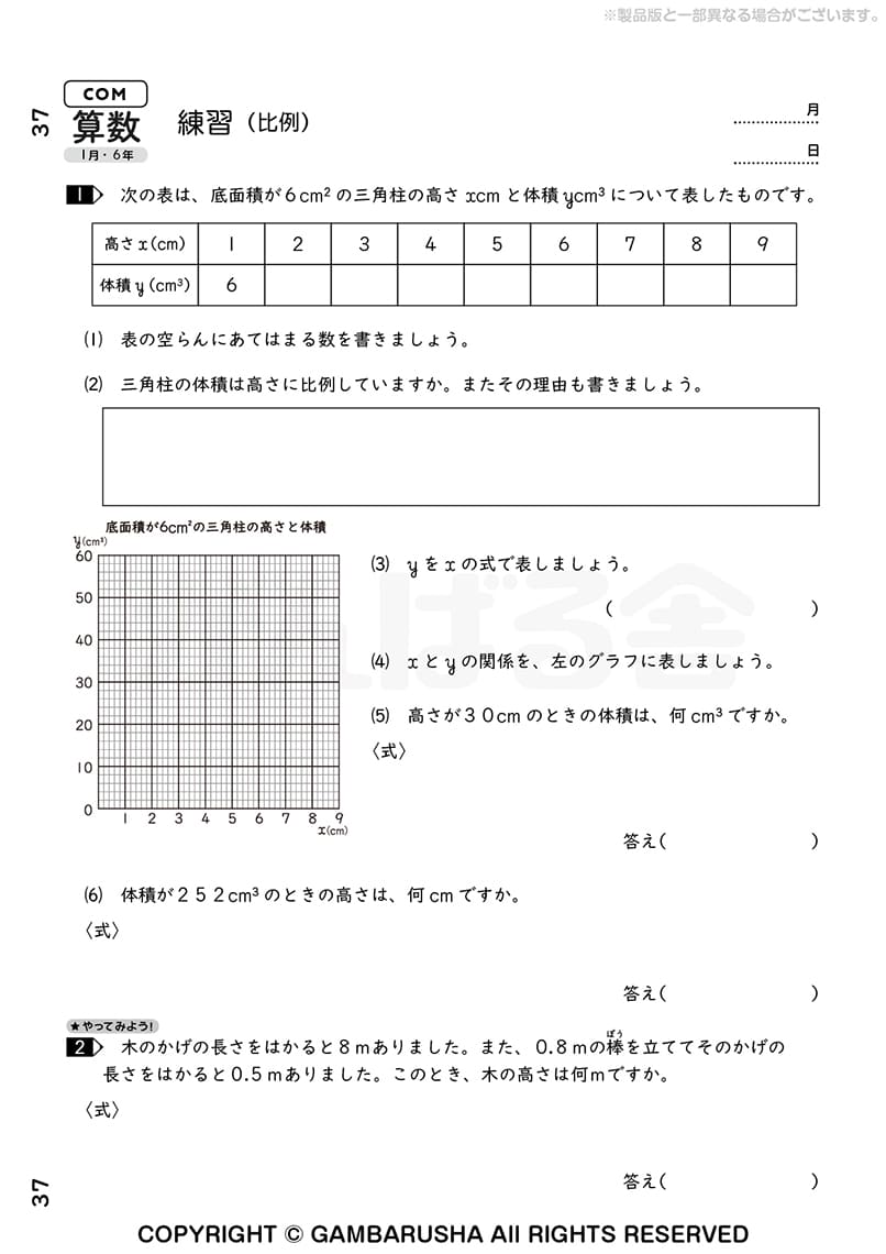 小学生教材エース 6年生 | がんばる舎｜幼児・小学生の通信教材